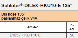 Schlüter®- DILEX-HKU-EB/EQ