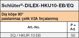 Schlüter®- DILEX-HKU-EB/I