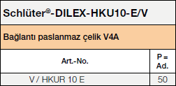 Schlüter®- DILEX-HKU-E/I
