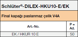 Schlüter®- DILEX-HKU-EB/V