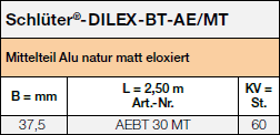 Schlüter-DILEX-BT-AE/MT