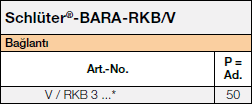Schlüter®-BARA-RKB/V