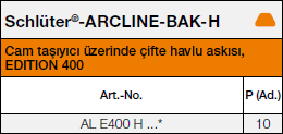 Schlüter®-ARCLINE-BAK-H