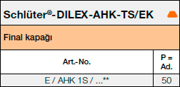 Schlüter®-DILEX-AHK-TS/EK