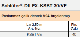 Schlüter-DILEX-KSBT 30/VE 