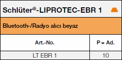 Schlüter®-LIPROTEC-EBR 1