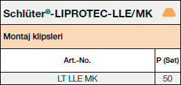 Schlüter®-LIPROTEC-LLE/MK