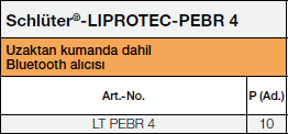Schlüter-LIPROTEC-PEBR4