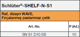 Schlüter®-SHELF-N WAVE EB