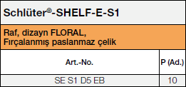 <a name='1'></a>Schlüter®-SHELF-E-S1