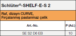 Schlüter®-SHELF-E-S2 CURVE EB