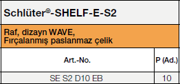 Schlüter®-SHELF-E S2 WAVE EB